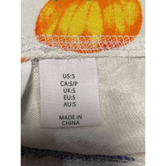 Novogratz Sleep Jogger Style Pajama Bottoms Halloween Pattern Gnomes Womens Size - Picture 5 of 8